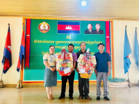 Tân Lập, Tân Biên: Thăm và chúc tết cổ truyền Chol Chnam Thmay đối  với 4 xã giáp biên của Vương quốc Campuchia