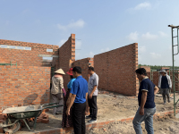 Ủy ban MTTQ Việt Nam phường Long Thành Bắc giám sát công tác xây dựng nhà Đại đoàn kết cho hộ nghèo, hộ cận nghèo theo chuẩn Trung ương và hộ nghèo theo chuẩn tỉnh trên địa bàn