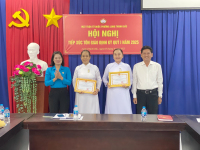 UB.MTTQVN phường Long Thành Bắc tổ chức Hội nghị Tiếp xúc tôn giáo định kỳ quý I năm 2025