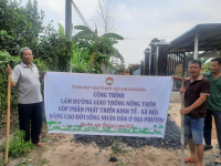 Xã Bàu Đồn: Vận động nhân dân đóng góp nâng cấp đường giao thông nông thôn