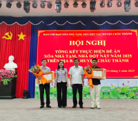 Huyện Châu Thành: Tổng kết Đề án xóa nhà tạm, dột nát
