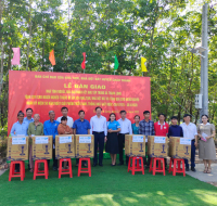 Xã Thành Long: Bàn giao nhà Tình nghĩa, nhà Đại đoàn kết tại khu dân cư tập trung