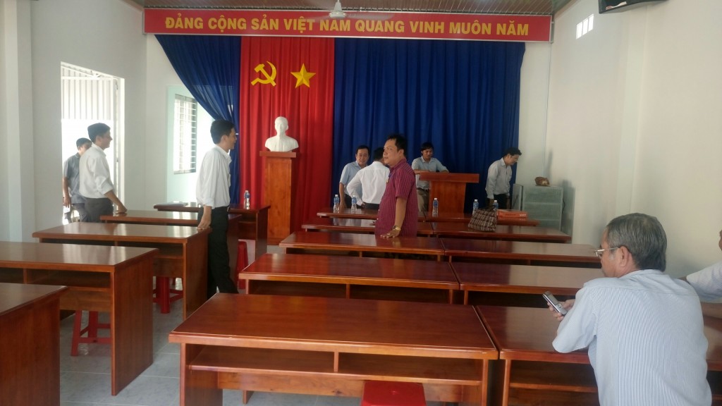 Ban GSĐTCCĐ phường 3: Giám sát nghiệm thu công trình văn phòng việc BQL khu phố 1