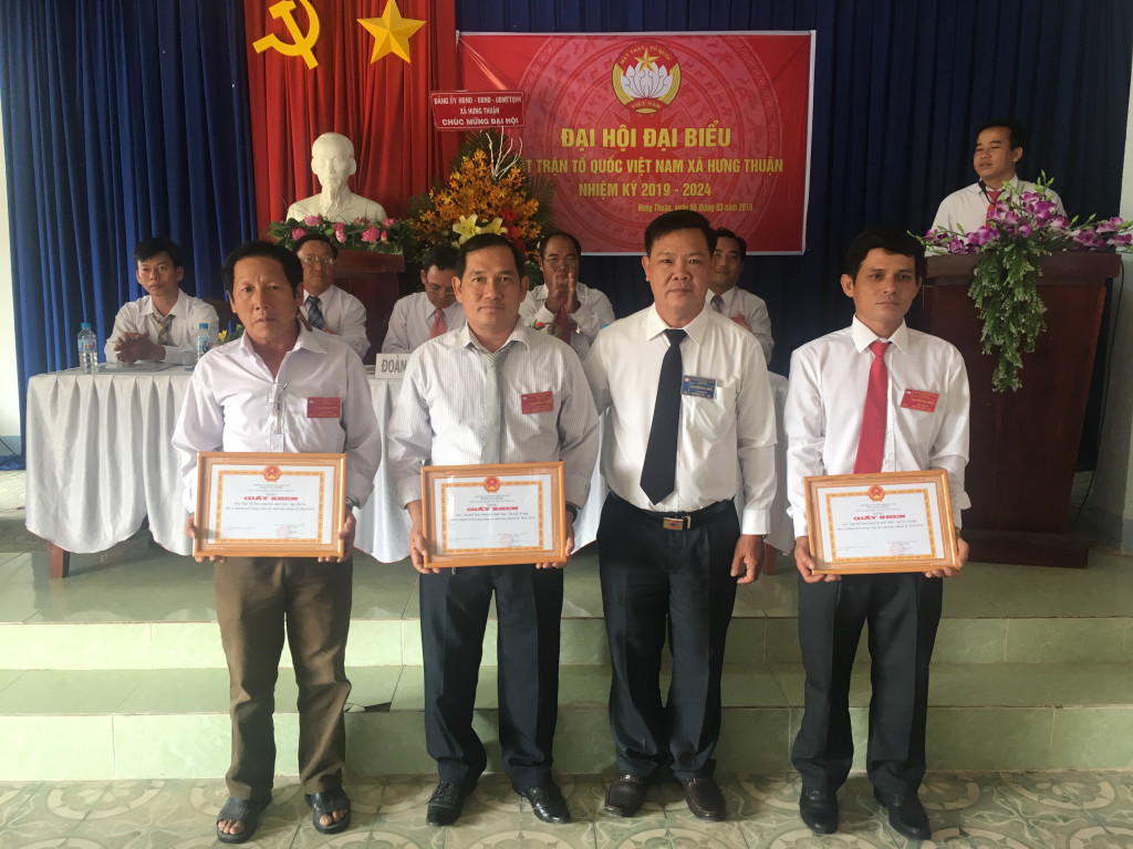 ĐẠI HỘI ĐẠI BIỂU ỦY BAN MTTQ VIỆT NAM XÃ HƯNG THUẬN LẦN THỨ IV, NHIỆM KỲ 2019 - 2024