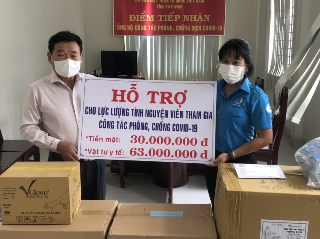 Ủy ban MTTQVN tỉnh: Hỗ trợ tích cực cho công tác phòng chống dịch Covid-19