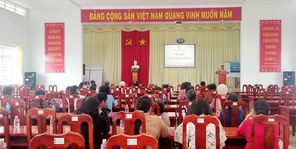 MTTQVN phường Long Thành Trung: Tuyên truyền, vận động Nhân dân hưởng ứng Cuộc vận động “Người Việt Nam ưu tiên dùng hàng Việt Nam”